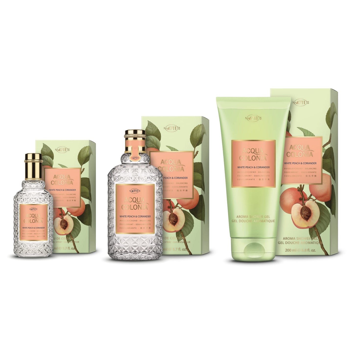 4711 Acqua Colonia - White Peach and Coriander by Muelhens for Unisex - 5.7 oz EDC Spray