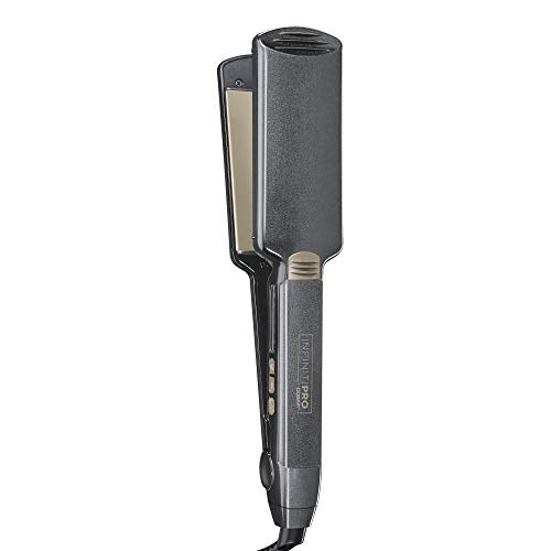 INFINITIPRO BY CONAIR Tourmaline Ceramic 2-Inch Flat Iron Hair Straightener, 2-Inch Flat Iron to Straighten or Curl, 5 Heat Settings, for All Hair Typ - imagen 4