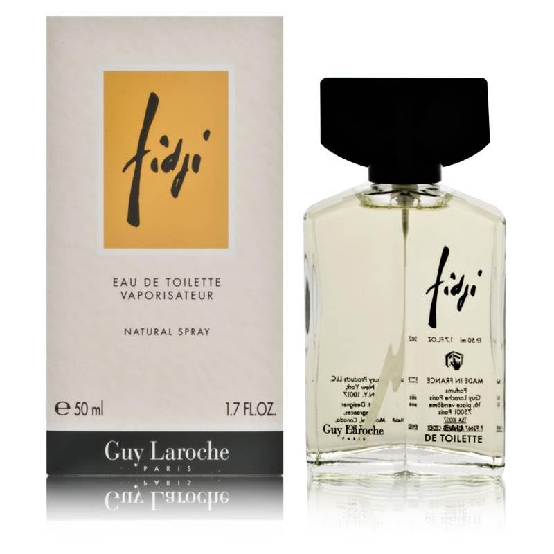 Fidji by Guy Laroche Eau de Toilette Spray para Mujeres - Notas de Salida de Ylang Ylang, Jacinto, Limón - Notas de Corazón de Clavo, Jazmín, Rosa - - imagen 4