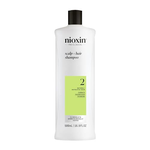 Champú Nioxin Sistema 2 para Engrosar el Cuero Cabelludo y el Cabello | Para Cabello Natural o No Tratado con Adelgazamiento Progresivo | Con - imagen 4