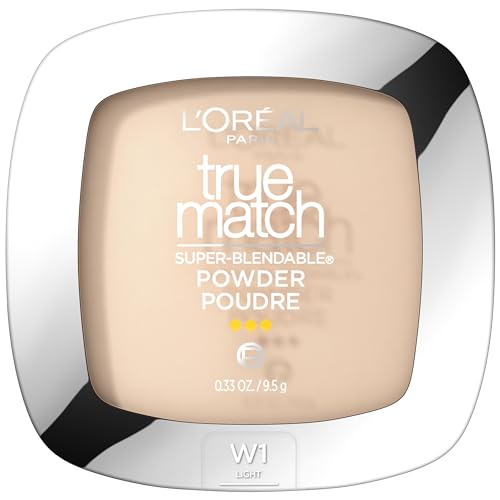 Polvo de Base L'Oreal Paris True Match Super Blendable Oil Free, W1 Claro, 0.33 oz, El Empaque Puede Variar - imagen 4