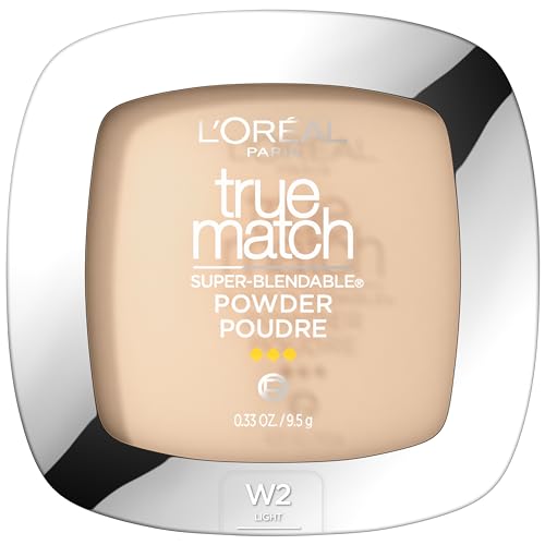 L'Oreal Paris True Match Polvo Compacto Sin Aceite Super Mezclable, W2 Claro, 0.33 oz, El Empaque Puede Variar - imagen 4