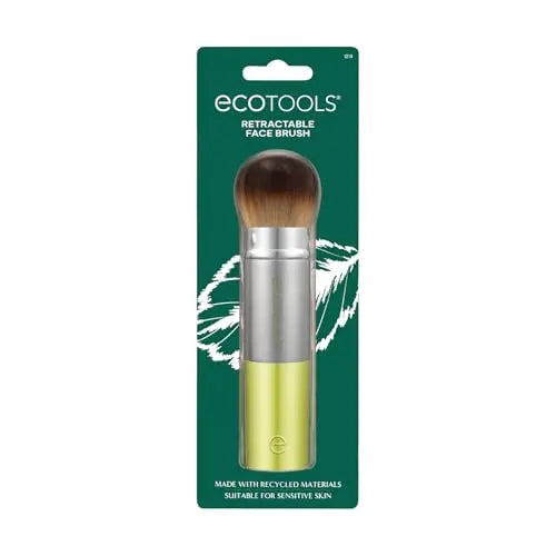Brocha de Maquillaje Retráctil EcoTools, Kabuki para Base, Rubor, Bronceador y Polvo, Ideal para Viajes, Sintética y Libre de Crueldad, 1 Unidad - imagen 4