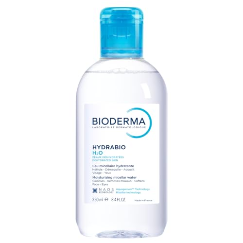 Agua Micelar Bioderma Hydrabio H2O, Limpiador Facial Suave y Desmaquillante para Piel Sensible y Deshidratada, 8.4 Fl Oz - imagen 4