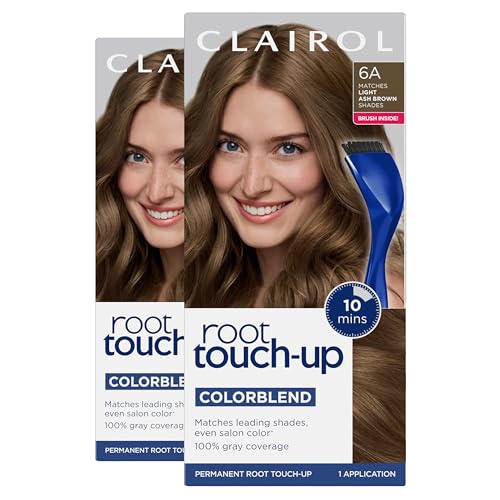 Clairol Root Touch-Up by Nice'n Easy Tinte Permanente para Cabello, 6A Marrón Ceniza Claro, Paquete de 2 - imagen 4