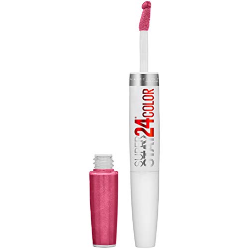 Maybelline Super Stay 24, Pintalabios Líquido de 2 Pasos, Color Intensamente Pigmentado y Duradero con Bálsamo Hidratante, Wear On Wildberry, Mauve - imagen 4