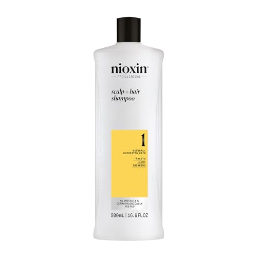Champú Nioxin Sistema 1 para Engrosar el Cuero Cabelludo y el Cabello | Para Cabello Natural o No Tratado con Pérdida Ligera | Con Niacinamida y - imagen 4