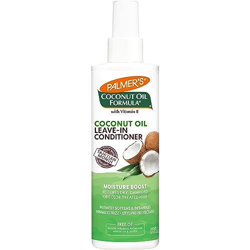 Spray Acondicionador Sin Enjuague Palmer's Coconut Oil Formula, Hidratante y Desenredante para Cabello Texturizado y Rizado, 8.5 Onzas - imagen 4