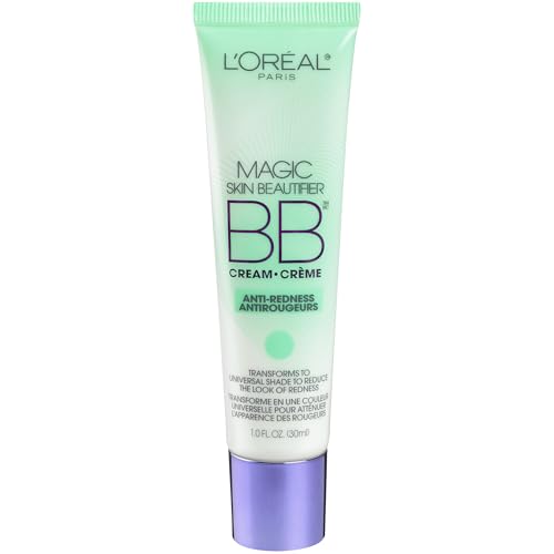 Crema BB L'Oréal Paris Makeup Magic Skin Beautifier, Hidratante Tinte, Anti-Rojo, 1 fl oz, 1 Unidad - imagen 4