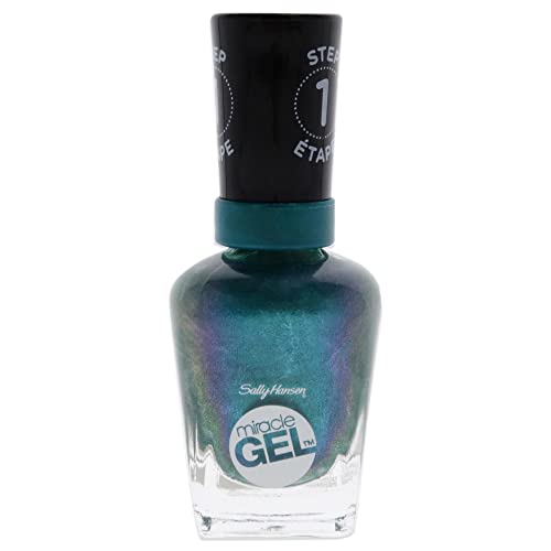 Sally Hansen Miracle Gel™ Esmalte de Uñas Azul, Fórmula Gel Duradera, Sin Necesidad de Lámpara UV - imagen 4
