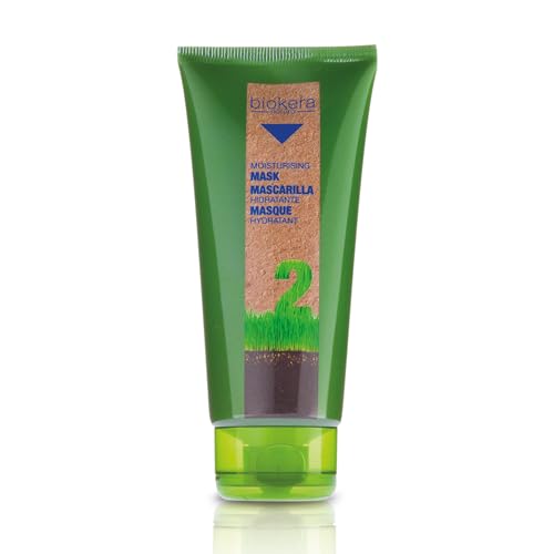 SALERM Biokera Natura Máscara Hidratante - 200 ml - Ideal para Cabello Seco o Deshidratado - con Aceite de Germen de Trigo - Hidratación Profunda - - imagen 4