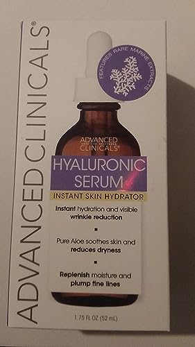 Suero de Ácido Hialurónico Advanced Clinicals para la Cara | Hidratante Facial, Mejora Arrugas, Líneas Finas y Textura de Piel Seca, 1.75 Fl Oz - imagen 4