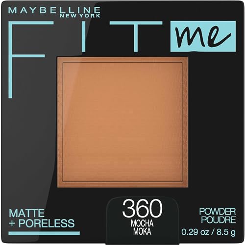 Polvo Compacto Maybelline Fit Me Matte + Poreless para Maquillaje y Fijación, Mocha, 1 Unidad - imagen 4