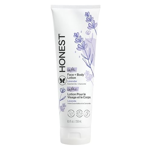The Honest Company Loción Hidratante para Cara y Cuerpo, Absorción Rápida, Derivados Naturales, Hipoalergénica, Lavanda Calmante, 8.5 fl oz - imagen 4