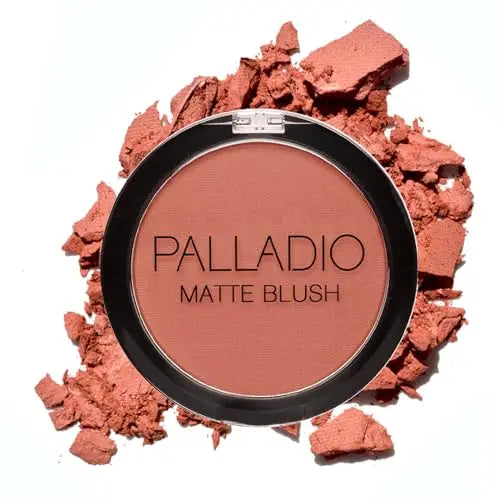 Blush Matte Palladio, Aplicación Suave en Mejillas, Acabado Mate Uniforme, Cobertura Aterciopelada, Difuminado Sencillo, Compacto Chic - imagen 4