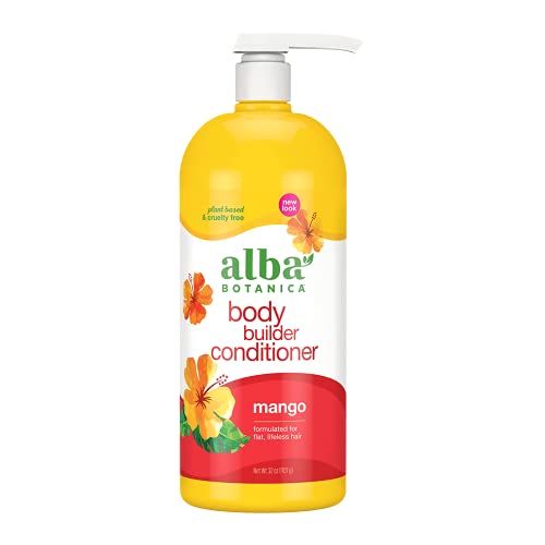Acondicionador Alba Botanica Body Builder, Mango, 32 Oz - imagen 4