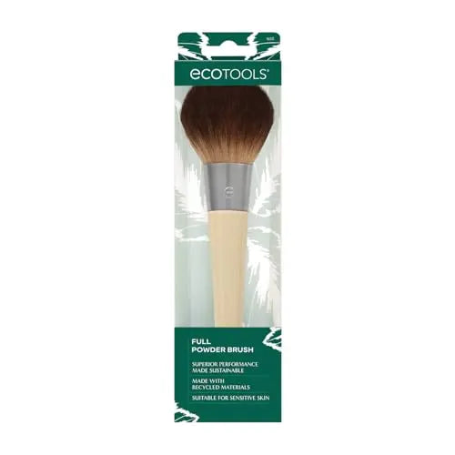 Brocha de Polvo EcoTools, Brocha de Maquillaje Suave para Polvo Suelto y Compacto, Ideal para Fijar el Maquillaje, Cabeza Grande con Cerda Sintética, - imagen 4