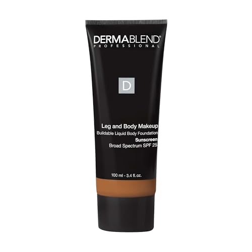 Dermablend Leg and Body Makeup Foundation with SPF 25, 65N Tan Golden, 3.4 Fl. Oz. - imagen 4