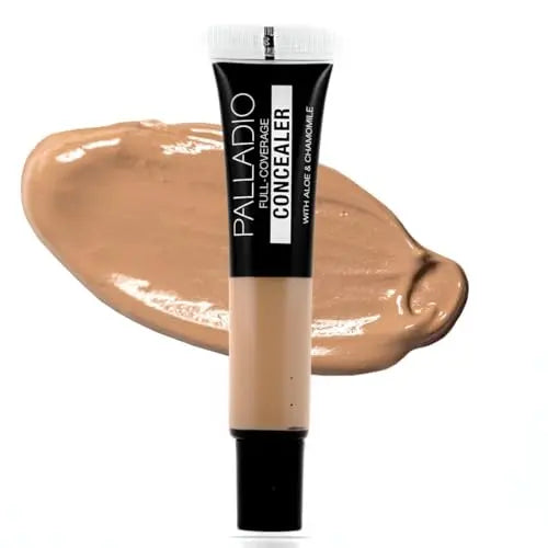Corrector de Cobertura Total Palladio - Fórmula Cremosa para Rostro y Ojos, Disimula Ojeras, Imperfecciones, Líneas Finas, Unifica el Tono de Piel - imagen 4