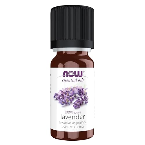 Aceites Esenciales NOW, Aceite de Lavanda, Aroma Relajante, Destilado al Vapor, 100% Puro, Vegano, Tapa a Prueba de Niños, 10 ml - imagen 4
