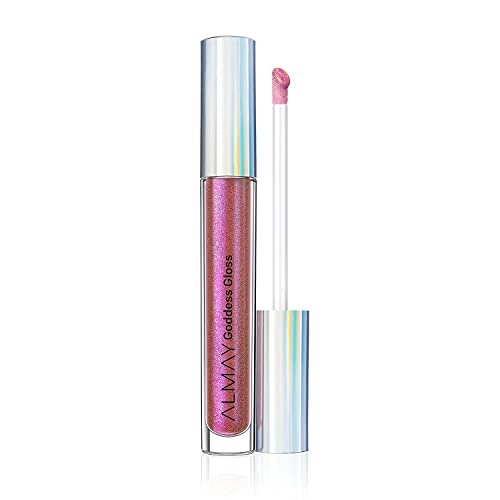 Brillo Labial Almay, Maquillaje Labial No Pegajoso, Acabado Holográfico con Brillos, Hipoalergénico, 700 Flame, 0.9 Oz - imagen 4