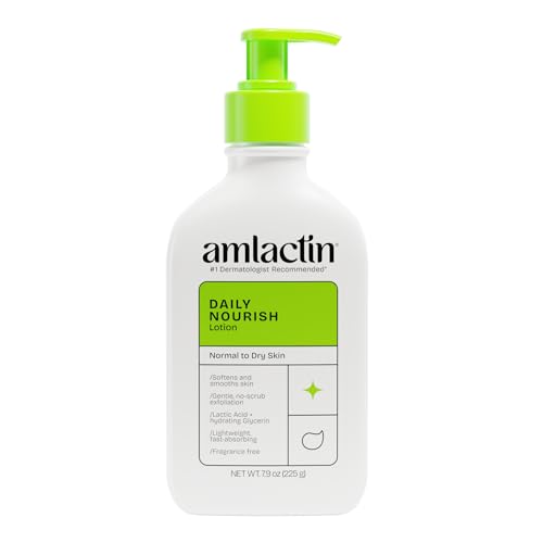 Loción Corporal Terapéutica AmLactin Daily Nourish para Piel Seca - Exfoliante y Hidratante Sin Frotar - Loción con 12% de Ácido Láctico, 7.9 oz - imagen 4