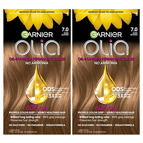 Garnier Olia Color de Cabello, Tinte Permanente Sin Amoníaco, Fórmula con Aceite para 100% Cobertura de Canas y 3x Brillo, Vegano y Libre de - imagen 4