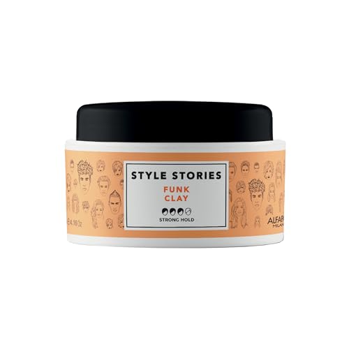 ALFAPARF MILANO Style Stories Funk Arcilla para Cabello - Pomada de Fijación Fuerte y Pasta Definidora - Arcilla Modeladora con Acabado Mate - Ideal - imagen 4