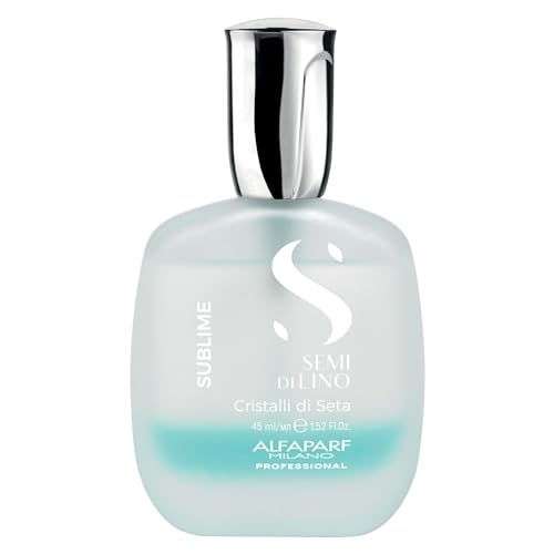 ALFAPARF MILANO Serum de Aceite para Cabello Semi di Lino Cristalli di Seta para Cabello Fino - Brillo y Protección - Serum Bi-Fásico - Seguro para - imagen 4