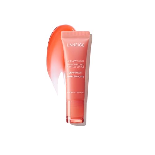 LANEIGE Lip Glowy Balm, Pomelo: Bálsamo Labial Tinte Hidratante con Manteca de Karité para Brillo Hidratante y Labios Suaves - imagen 4