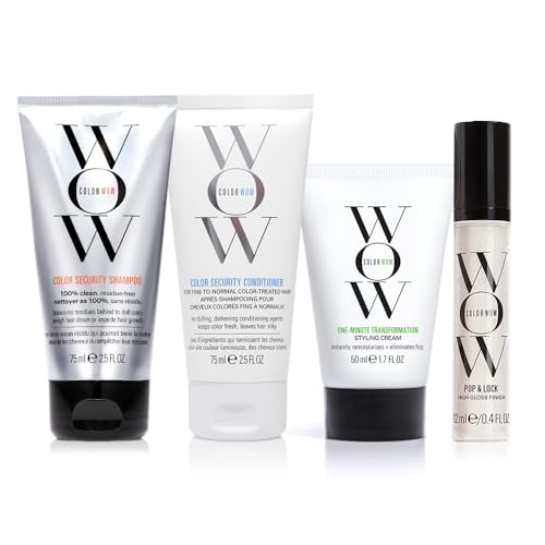 COLOR WOW Kit de Viaje Quick Frizz Fixes – Incluye Champú, Acondicionador, Crema de Estilo Transformación en un Minuto, Control de Frizz Pop & Lock y - imagen 4