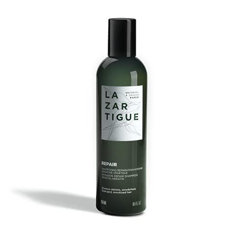 Champú Reparador Lazartigue, Enriquecido con Queratina Vegetal, Reestructura y Fortalece el Cabello, Suavidad Desde las Raíces Hasta las Puntas (8.4 - imagen 4