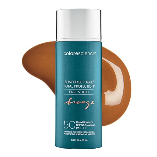 Colorescience Sunforgettable Face Shield Bronce SPF 50, 1.8 Fl Oz - Protección Total Solar - imagen 4