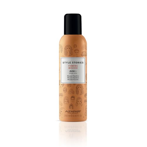 ALFAPARF MILANO Mousse Firme para Estilo - Fijación Fuerte - Duradera - Calidad Profesional - 8.45 fl. oz. - imagen 4