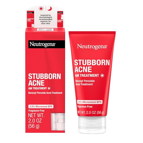 Neutrogena Tratamiento Facial AM para Acné Persistente con 2.5% de Peróxido de Benzoilo, Tratamiento Diario Sin Aceite, 2.0 oz - imagen 4