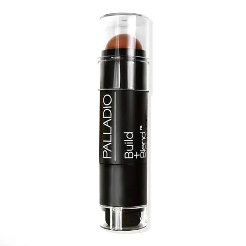 Palladio Contouring Makeup Stick BUILD + BLEND, Contorno para el rostro, 0.23 onzas (Canela) - imagen 4