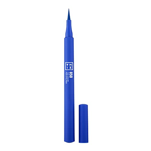 3INA Lápiz Eyeliner de Color - Delineador Líquido Impermeable y Colorido para Miradas Audaces - Punta de Fieltro Precisa - 14 Horas de Duración - - imagen 4