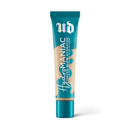 Base Hidratante Urban Decay Hydromaniac Dewy (20 Fair Neutral) para Piel Seca, Cobertura Media Construible, No Comedogénica, Vegana, Libre de - imagen 4