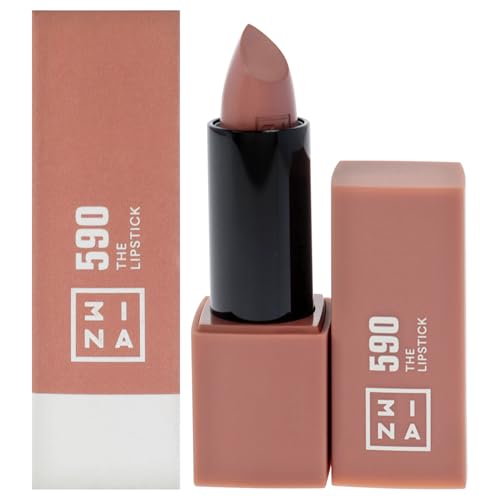 3INA The Lipstick - Labial Hidratante para Mujeres - Acabado Semimate Satinado con Larga Duración de 5 Horas - Alta Pigmentación y Confort - 590-0.16 - imagen 4