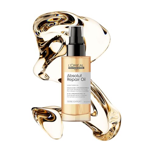 L'Oréal Professionnel Paris Absolut Repair Aceite 10 en 1 – Aceite nutritivo multifuncional para cabello seco y dañado, repara y aporta brillo - imagen 4