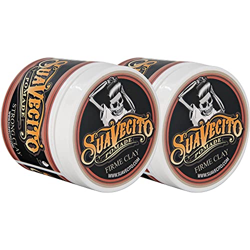 Suavecito Pomada Firme Clay para Hombres - Fijación Fuerte, Acabado Mate de Bajo Brillo - Arcilla Profesional para Estilo de Cabello, Volumen y - imagen 4