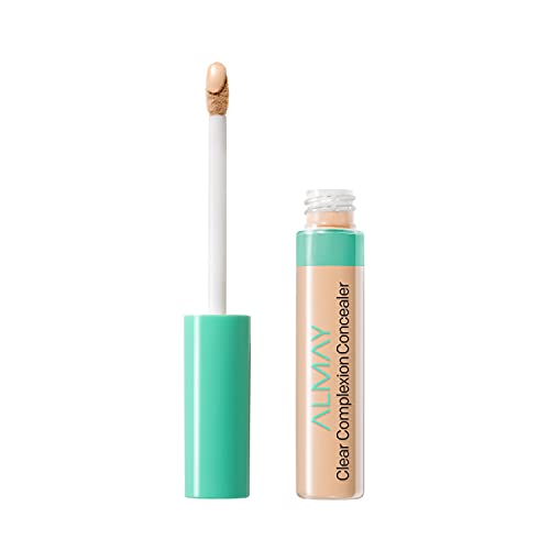 Almay Clear Complexion Tratamiento para Acné y Manchas Corrector de Maquillaje con Ácido Salicílico - Ligero, Cobertura Completa, Hipoalergénico, Sin - imagen 4