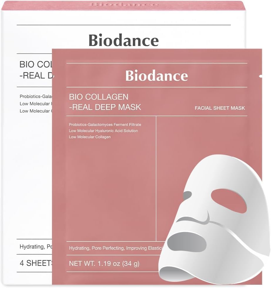BIODANCE Bio-Collagen Mascarilla Hidratante de Noche, Hidrogel para el Rostro, Minimiza Poros, Aumenta Elasticidad, Regalos de Cuidado Personal para - imagen 4