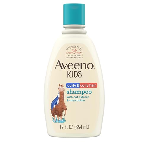 Champú Hidratante Aveeno Kids para Cabello Rizado y Enroscado, Ideal para Cabello Tipo 3 y 4, Productos para Niños con Extracto de Avena y Manteca de - imagen 4