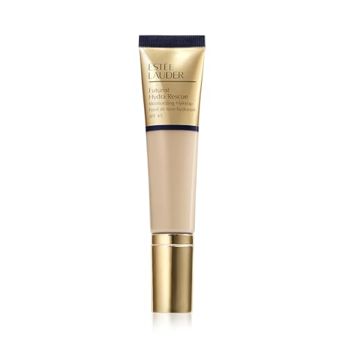 Base de Maquillaje Hidratante Estée Lauder Futurist Hydra Rescue SPF 45, Brillo de 12 Horas, 1.2 Fl Oz, 2N2 Buff - imagen 4