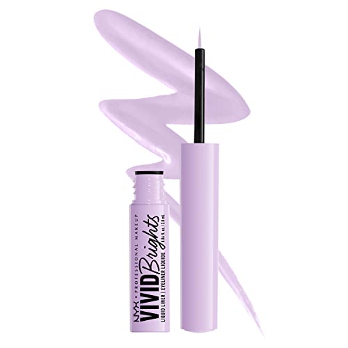 Delineador Líquido NYX PROFESSIONAL MAKEUP Vivid Brights, Resistente a Manchas con Punta Precisa - Rosa Lila - imagen 4