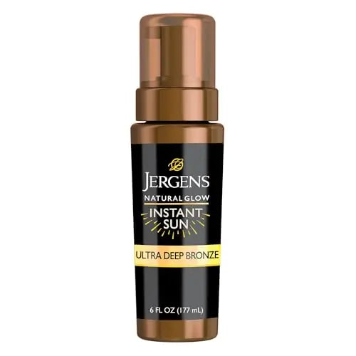 Mousse Bronceadora Jergens Natural Glow Instant Sun, Autobronceador para Bronceado Ultra Profundo, 6 Oz - imagen 4