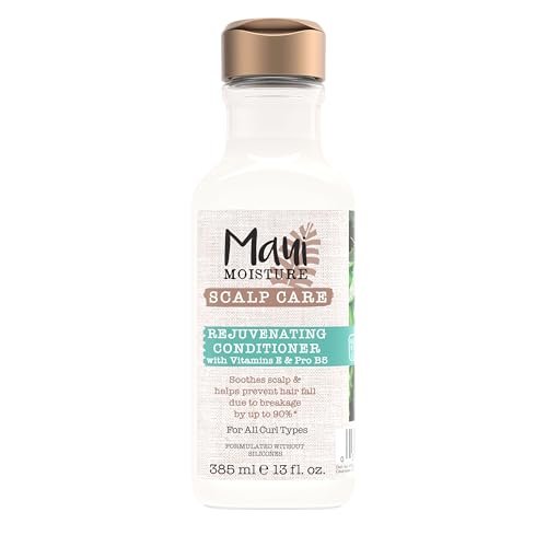 Acondicionador Rejuvenecedor Maui Moisture para el Cuero Cabelludo, Acondicionador Suave para Cabello Rizado con Vitamina E, Pro-Vitamina B5 y Aloe - imagen 4
