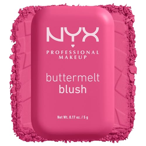 NYX PROFESSIONAL MAKEUP Buttermelt Polvo Rubor, Rubor Resistente a Desvanecimiento y Transferencia, Hasta 12 Horas de Uso, Fórmula Vegana - Butta - imagen 4