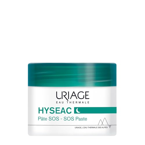 Pasta SOS Uriage Hyseac con Árbol de Té, Zinc y Arcilla Verde, Reduce Visiblemente Imperfecciones Durante la Noche, Cuidado Local para Piel Grasa y - imagen 4
